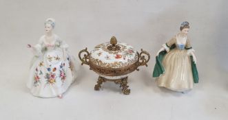 Royal Doulton figure HN2468 Diana, modelled by Peggy Davies, Royal Doulton HN2264 Elegance, and a