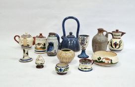 Quantity Torquay Watcombe Devon ceramics, studio pottery and similar