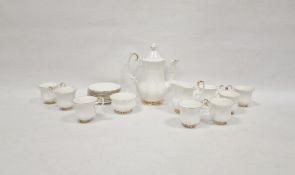 Royal Albert china coffee service for 8 persons, 