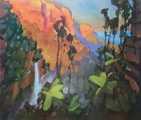 Michael White (Australian, contemporary)  Limited edition print, 266/750 'Valley of the Waters',
