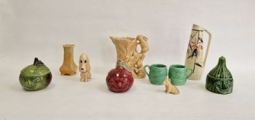 Sylvac apple sauce pot, 4549, cucumber pot 4565, beetroot pot 4553, other Sylvac and similar