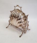 Silver-plated Victorian muffin warmer