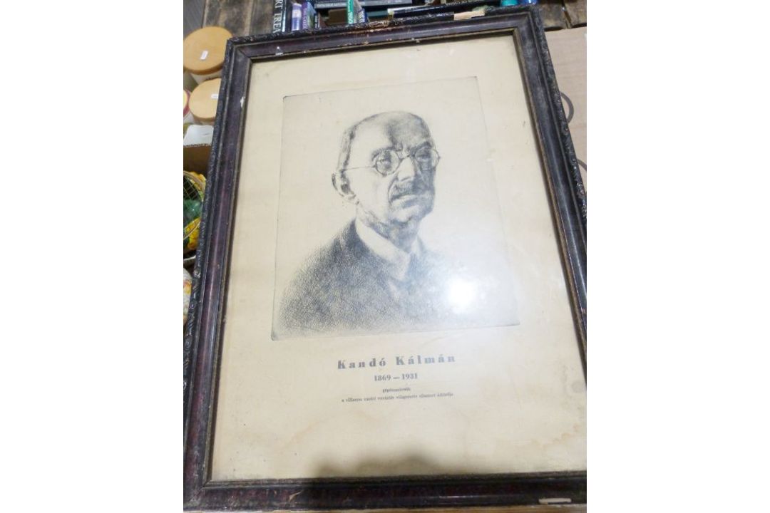 After Robert Baillie Print "Berkhamsted", framed Etching Kneo Kalman, cowboy, indistinctly signed - Image 3 of 10
