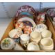 Aynsley 'Pembroke' lidded trinket dish, a heart-shaped trinket dish, a pair of Royal Worcester egg - Image 2 of 2