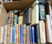 Three boxes of books to include eight volumes of Newnes Pictorial Knowledge, the Wonder Book of