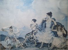 After William Russell Flint Colour print 
