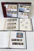 GB: QEII Mint Defin., Commem. & 'Post & Go' stamps 2001 - 2015 in 4 albums plus plus three albums of