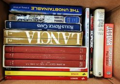 Motoring and motor racing books including The Paddy Hopkirk Story (signed), Court 