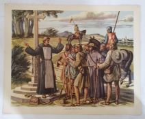 Macmillans History Class pictures, set 1 Norman Times to Tudor Times, set 2 Tudors to Victoria, 53cm