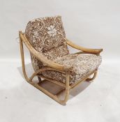 Three bamboo conservatory-type chairs (3)