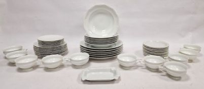 Rosenthal 'Maria' pattern part dinner service to include various sized plates, soup bowls, cups,
