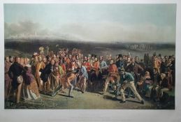 After Charles E Wagstaffe Colour engraving  