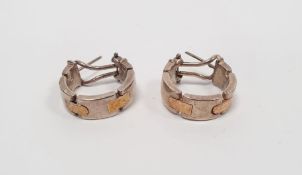 Pair of silver Tiffany & Co earrings, 0.5oz