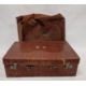 A crocodile skin suitcase, early to mid 20th century, gilt lettering stamped for John Bagshaw & - Image 1 of 36