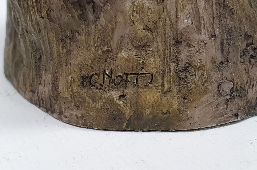 Pair of Albany Fine China Limited birds on bronze branches, one inscribed 'Nut Hatch' and the - Image 5 of 16