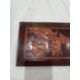 Set of three lacquered carved wood panels of figures and musicians in lakeside gardens, others - Image 2 of 26