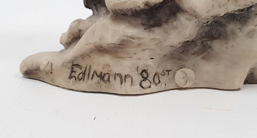 Pair of Albany Fine China Limited birds on bronze branches, one inscribed 'Nut Hatch' and the - Image 9 of 16