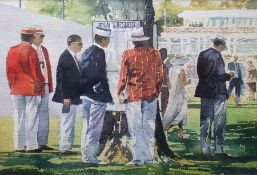 Alan Reed  Watercolour drawings Henley Royal Regatta 