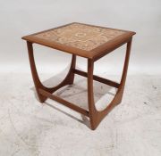 G-Plan mid-century modern tile-top coffee table, 51cm x 50cm x 49cm