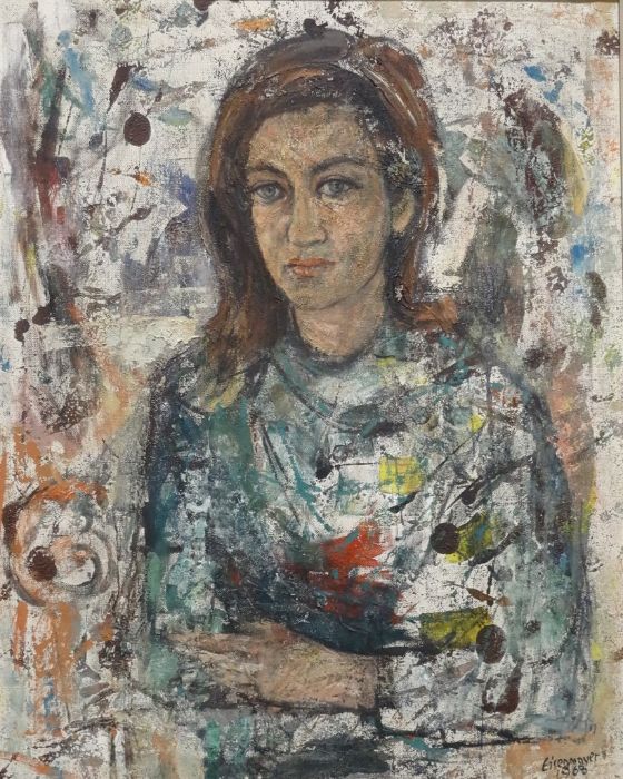 Ernst Eisenmayer (1920-2018) Oil on canvas Study of a female figure, signed and dated 1968 lower