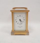 Modern five-glass carriage clock by Mappin and Webb, London, plate verso 