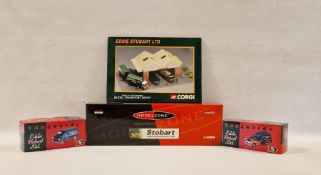 Limited edition Corgi, Modelzone 1:50 scale diecast model CC14012 Volvo FH Box Trailer, Stobart Ford