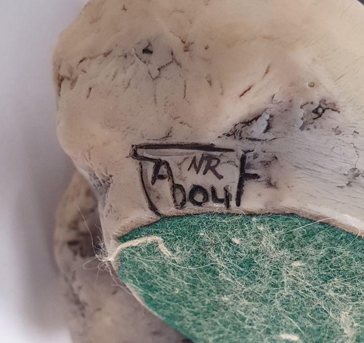 Pair of Albany Fine China Limited birds on bronze branches, one inscribed 'Nut Hatch' and the - Image 8 of 16