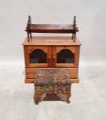 Book trough, a stool and a television stand (3)