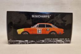 Boxed Minichamps 1:18 scale diecast model Alfa Romeo GTA 1300 Junior R.Mascke DRM 1972Condition