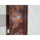 Set of three lacquered carved wood panels of figures and musicians in lakeside gardens, others - Image 9 of 26