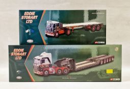 Two Boxed Limited Edition Corgi Eddie Stobart LTD diecast Models to include CC12203 1:50 scale