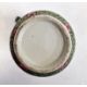 19th century famille rose Canton porcelain vase with figural decoration, ring mask handles, 19.5cm - Image 6 of 6