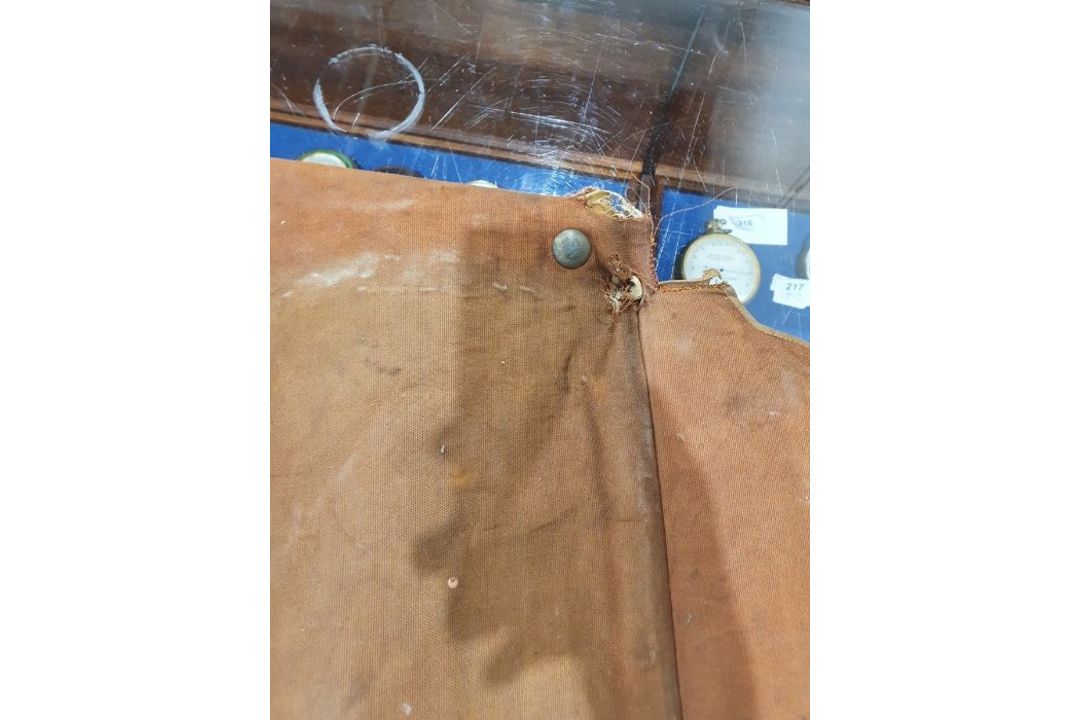 A crocodile skin suitcase, early to mid 20th century, gilt lettering stamped for John Bagshaw & - Image 35 of 36