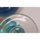 Collection of art glass comprising a Mdina kingfisher blue knopped goblet, a kingfisher blue - Image 2 of 2