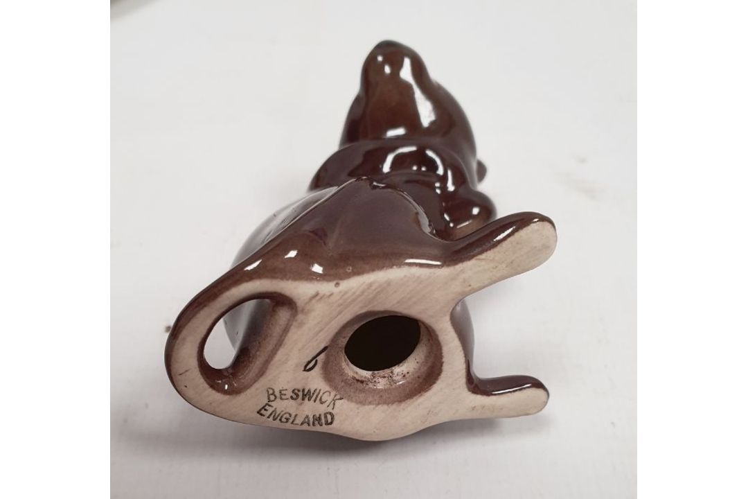 Beswick pottery model of a pheasant naturalistically modelled on rocky ground, 18cm wide, a Royal - Image 2 of 10