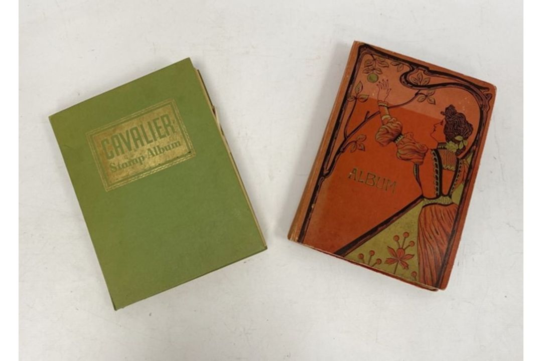"Cavalier" green stamp album containing a collection of world stamps mainly from the 1960's/1970's - Image 1 of 5