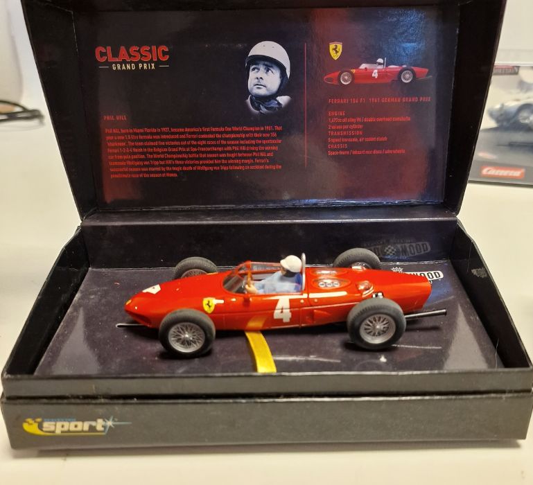 Four Scalextric and Carrera slot cars to include Scalextric Goodwood Revival Meeting Jack Brabham - Image 3 of 3