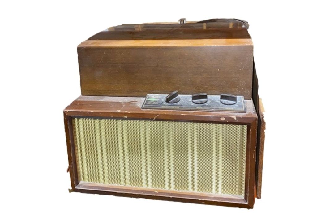 Vintage Philips 'Magic Box' high-z record player and a Garrard SP25 MK4 record player (2) - Image 1 of 2