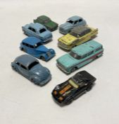 Playworn Dinky diecast models to include 161 Austin Somerset Saloon, 162 Ford Zephyr Saloon, 173