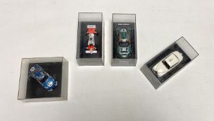 Three Ixo diecast model cars to include Jaguar MKII #78 Winner Tour de France 1960, Aston Martin