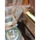 A crocodile skin suitcase, early to mid 20th century, gilt lettering stamped for John Bagshaw & - Image 28 of 36