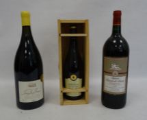 Magnum of Chateau Reveil de Diane (1990), magnum of Prieure Saint Francois Cotes du Rhone (2007) and