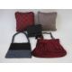 Box of middle-eastern sequinned and bejewelled textiles, two small silk cushions, three small fabric - Image 2 of 3