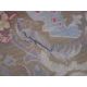 Mid-18th century antique needlepoint settee cover, depicting a noble lady and gentleman with two - Image 9 of 13