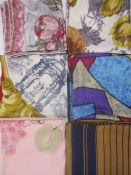 Selection of vintage and later scarves (1 box)