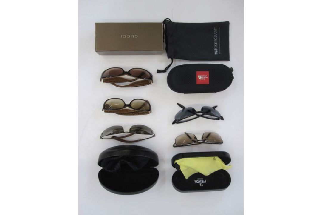 Pair of Fendi vintage sunglasses in box, a pair of MJ Sport sunglasses marked 'Jacob'(?), a pair - Image 1 of 8