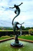David Goode (1966) Bronze sculpture fountain, 'The Mermaids', limited edition one of 5, 12ft 6in