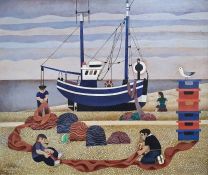 Alfred Daniels RBA RWA ARCA (1924-2015) Oil and alkyd on board 