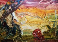 Ione Bridget Parkin (20th century school) Oil on paper 