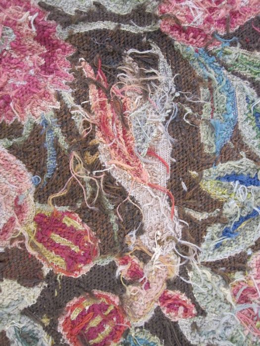 19th century needlepoint embroidery of biblical scene, titles in German gothic script, 'Exile from - Image 12 of 12